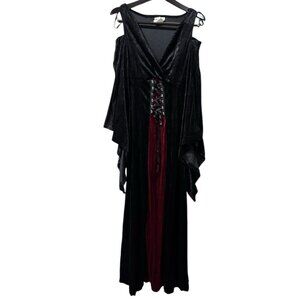 California Mistress Mayhem Mansion Costume Adult Medium‎ Vampire Halloween Goth